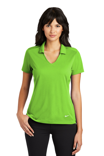 Nike Ladies 4.4 100% Polester Dri-FIT Vertical Mesh Polo Shirt